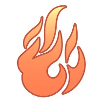 Fire element icon